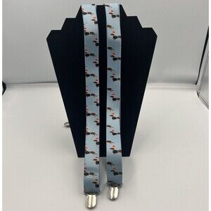Novelty Holiday Christmas Men's Suspenders Weiner Dog Dachshunds Elastic 1 Size